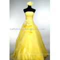 Mode robe de bal jaune robes de femmes enceintes